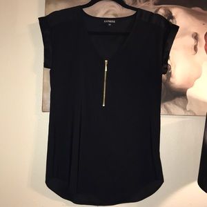 Express Black Blouse